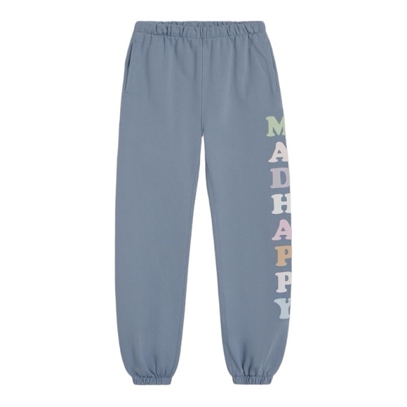 Madhappy Pastels French Terry Sweatpants in Frost Unisex Size L